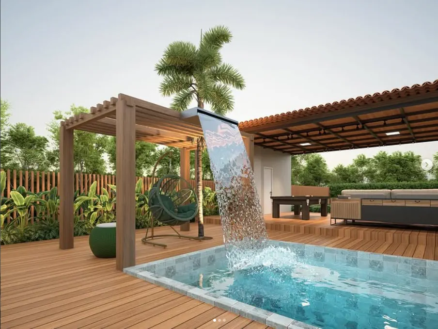 Área de Lazer — foto 1 de 3, projeto residencial por Thaynara Félix em Santa Efigênia de Minas (MG)