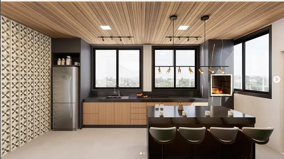 Cozinha Gourmet Ravena — foto 1 de 2, projeto de interiores por Thaynara Félix em Santa Efigênia de Minas (MG)