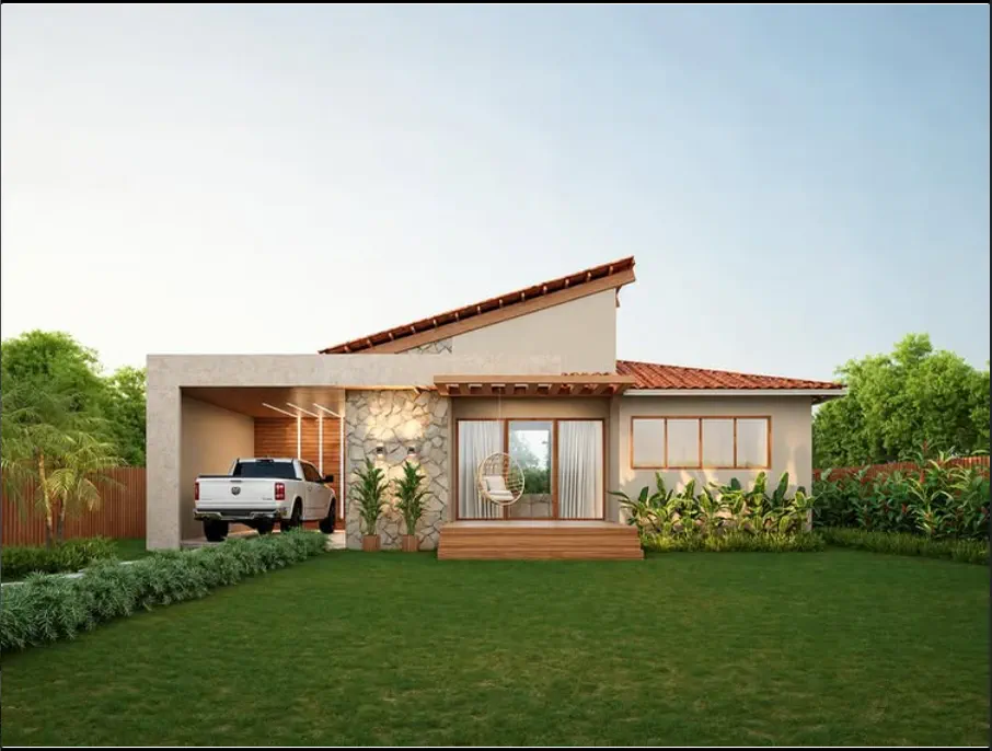 Fachada Ipê — foto 1 de 1, projeto residencial por Thaynara Félix em Santa Efigênia de Minas (MG)